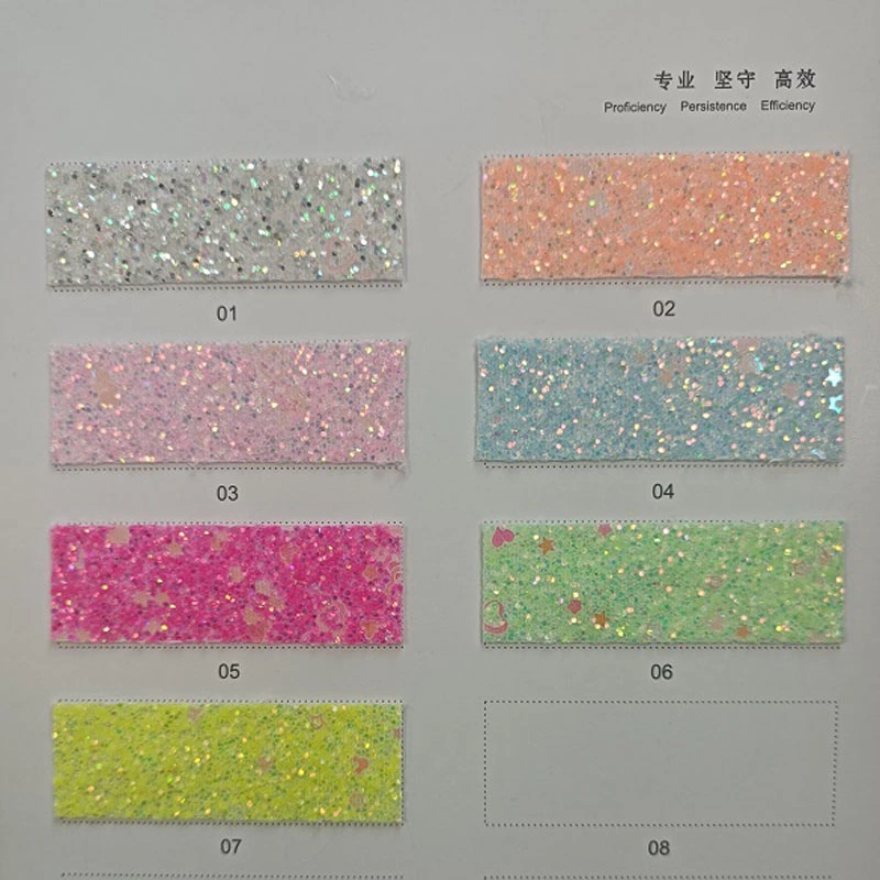 Glitter Leather for Lady Shoes