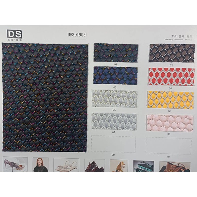 Fashion Printing Fabric for Women Shoes Leather Fabric