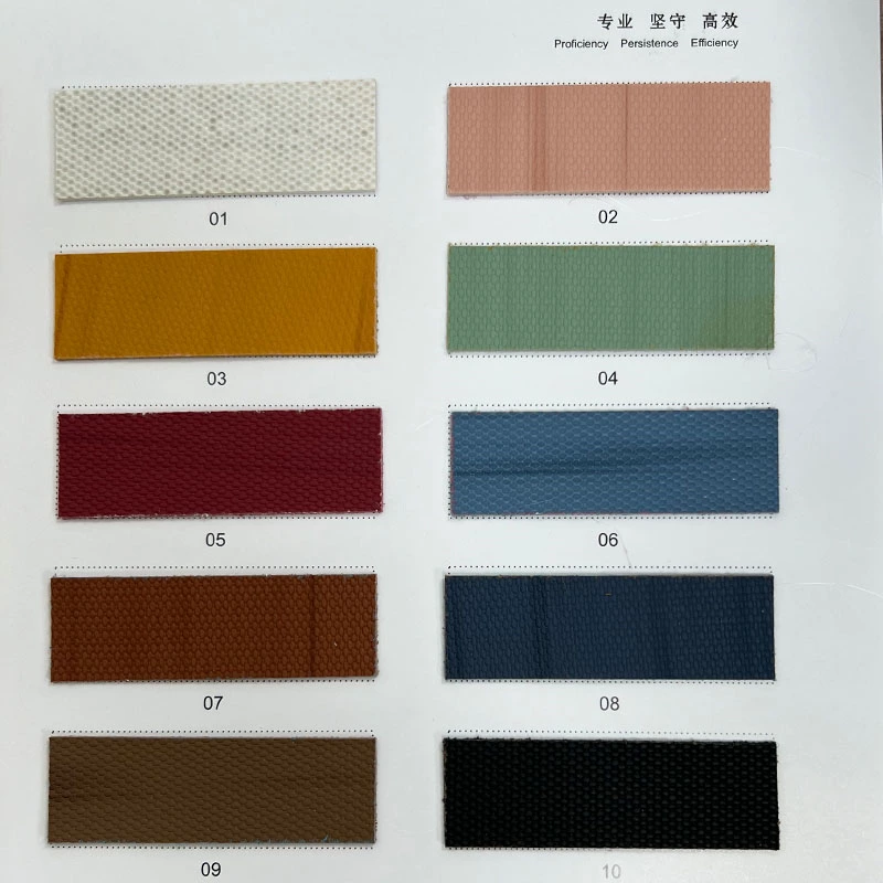EMBOSSED POLYVINYL CHLORIDE LEATHER