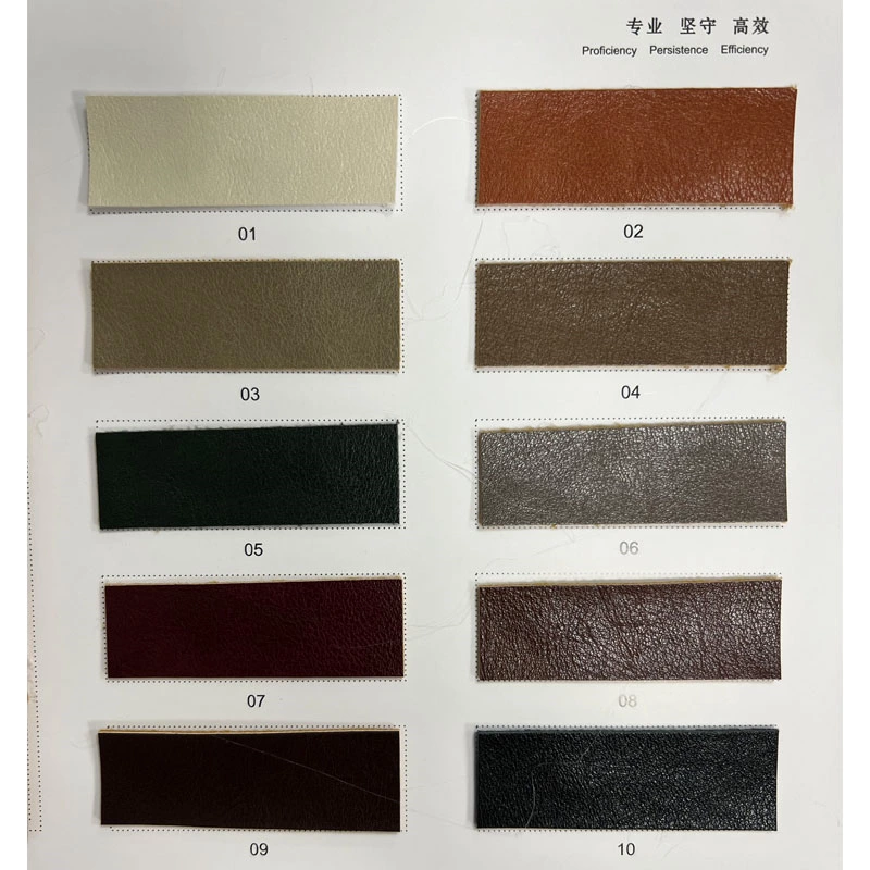 EMBOSSED FULL GRAIN PU LEATHER FABRIC