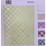 GRID PATTERN FILM PU LEATHER NEW DESIGN