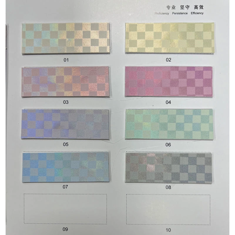 RAINBOW SMALL GRID FILM SYNTHETIC LEATHER