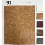 FOLDS PATTERNED LIKE PAPER LEATHER EMBOSSED PU LEATHER