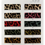 LEOPARD PRINT PU LEATHER FOR SHOE UPPER