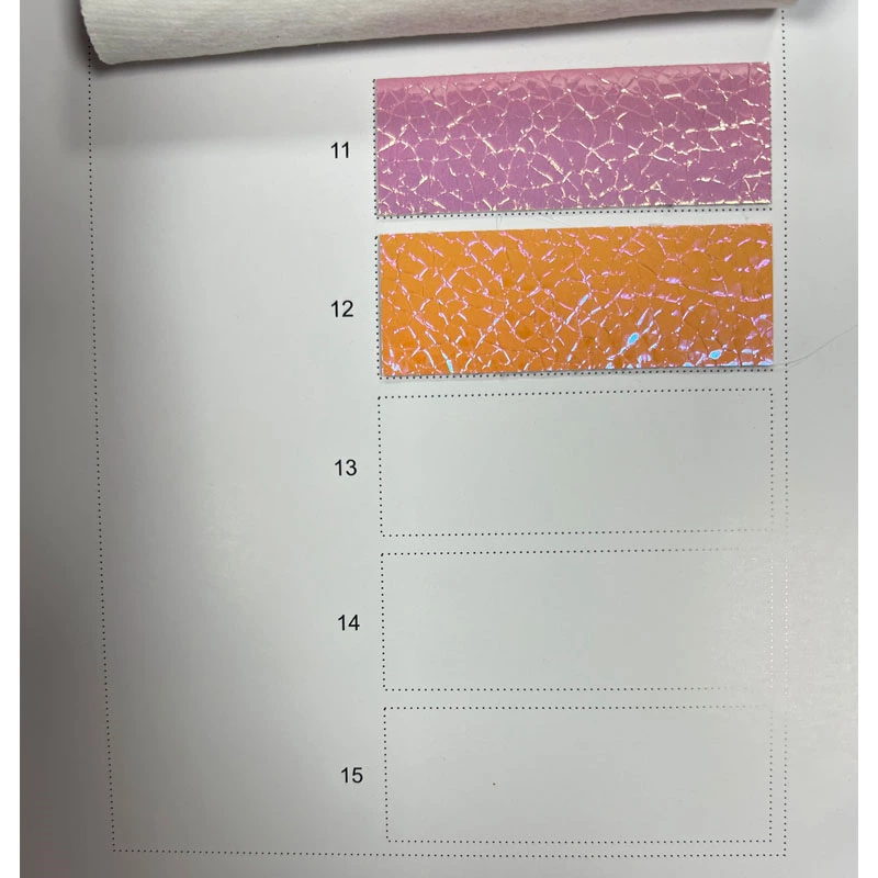 RAINBOW BIG GRAINS FILM PU LEATHER FOR SUMMER SHOES