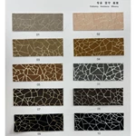 IRREGULAR STONE PATTERN FILM PU LEATHER FOR MEN SHOES