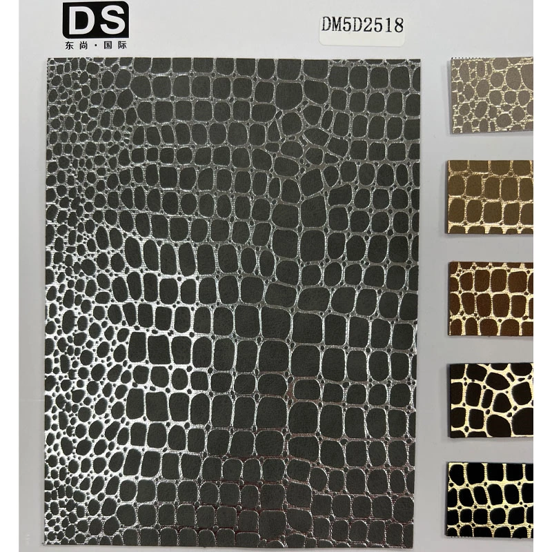 STONE PATTERN ARTIFICIAL LEATHER MATERIAL FASHION DESIGN
