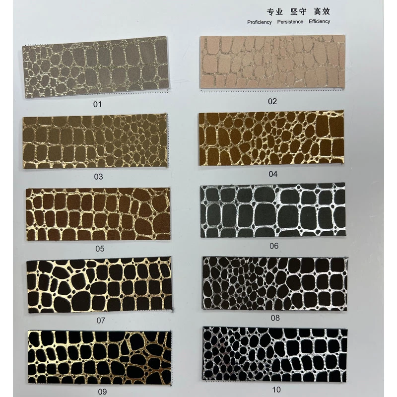 STONE PATTERN ARTIFICIAL LEATHER MATERIAL FASHION DESIGN