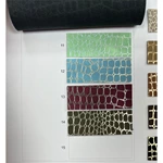 STONE PATTERN ARTIFICIAL LEATHER MATERIAL FASHION DESIGN
