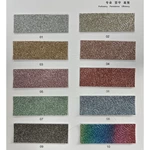 OBLIQUE WAVE PATTERN JEWELS SYNTHETIC LEATHER MATERIAL