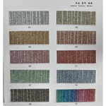 VERTICAL STRIPES JEWELS FAUX LEATHER MATERIAL