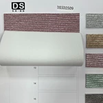 HORIZONTAL STRIPES JEWELS PU PVC LEATHER