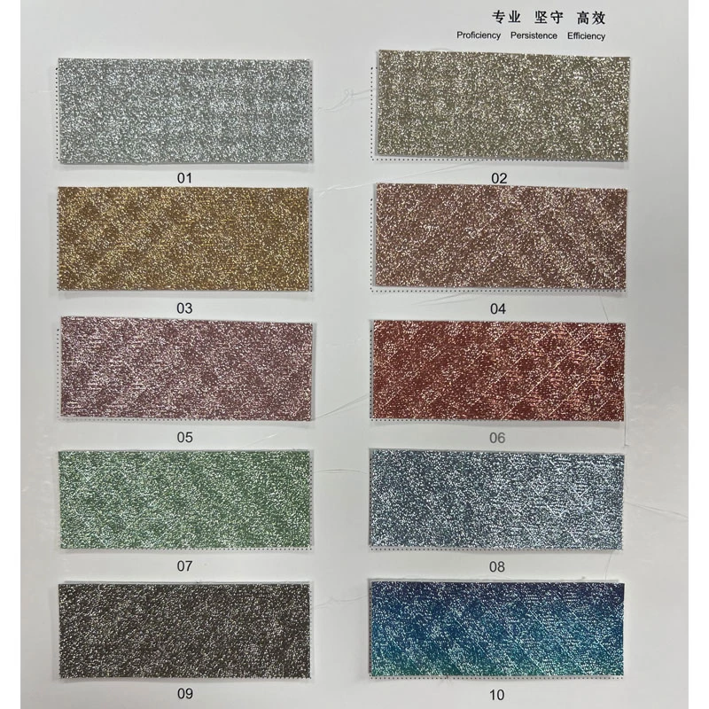 DIAGONAL GRID PATTERN JEWELS PU REXINE SHOES LEATHER FOR SHOE DECORATION