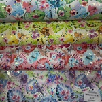 FLOWER PATTERN FILM PU SYNTHETIC LEATHER