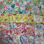 FLOWER PATTERN FILM PU SYNTHETIC LEATHER