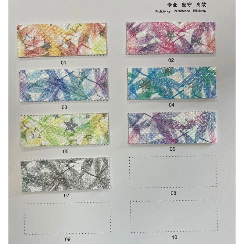 LEAVES PATTERN SYNTHETIC LEATHER MATERIAL