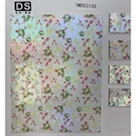 SMALL FLOWER PATTERN DESIGNER FAUX LEATHER SHEETS