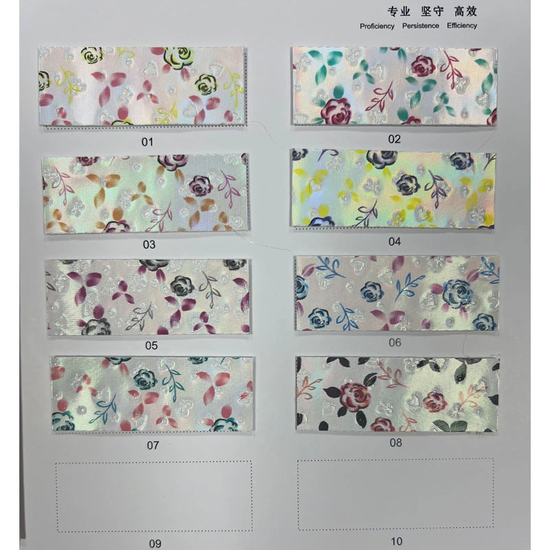 SMALL FLOWER PATTERN DESIGNER FAUX LEATHER SHEETS