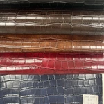 BIG STONE PATTERN PU UPPER LEATHER DSEF CROCO