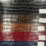 BIG STONE PATTERN PU UPPER LEATHER DSEF CROCO