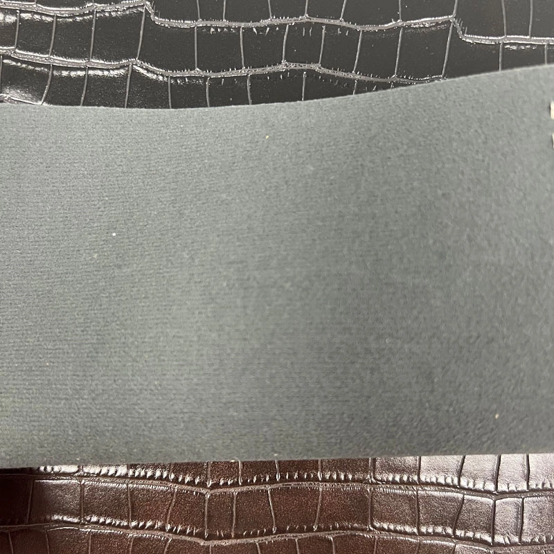 BIG STONE PATTERN PU UPPER LEATHER DSEF CROCO
